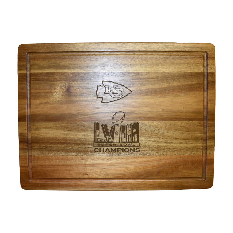 Cutting & Serving Board | Kansas City Chiefs 2024 Champs