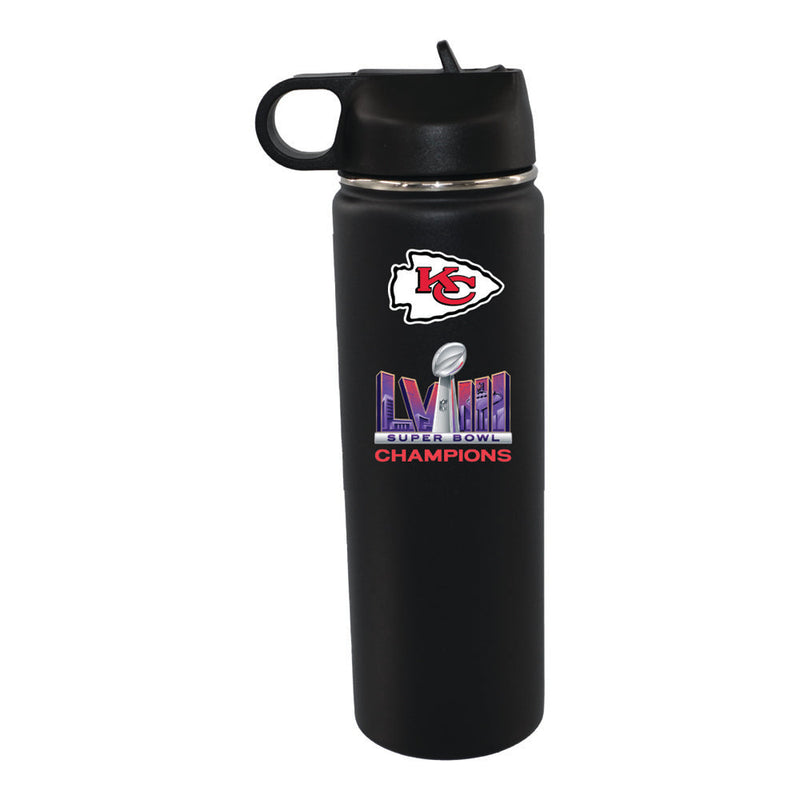 22oz Water Bottle | Kansas City Chiefs 2024 Champs