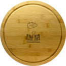 13in Bamboo Rotating Server | Kansas City Chiefs 2024 Champs