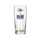 16oz Pub Pilsner Glass | Kansas City Chiefs 2024 Champs