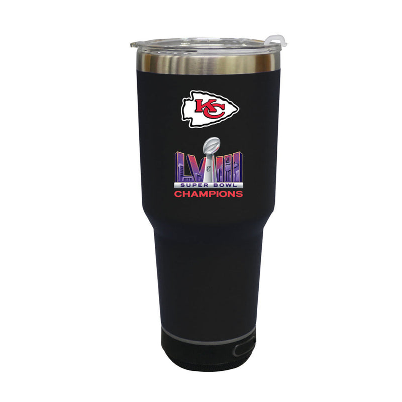 30oz Bluetooth Tumbler | Kansas City Chiefs 2024 Champs