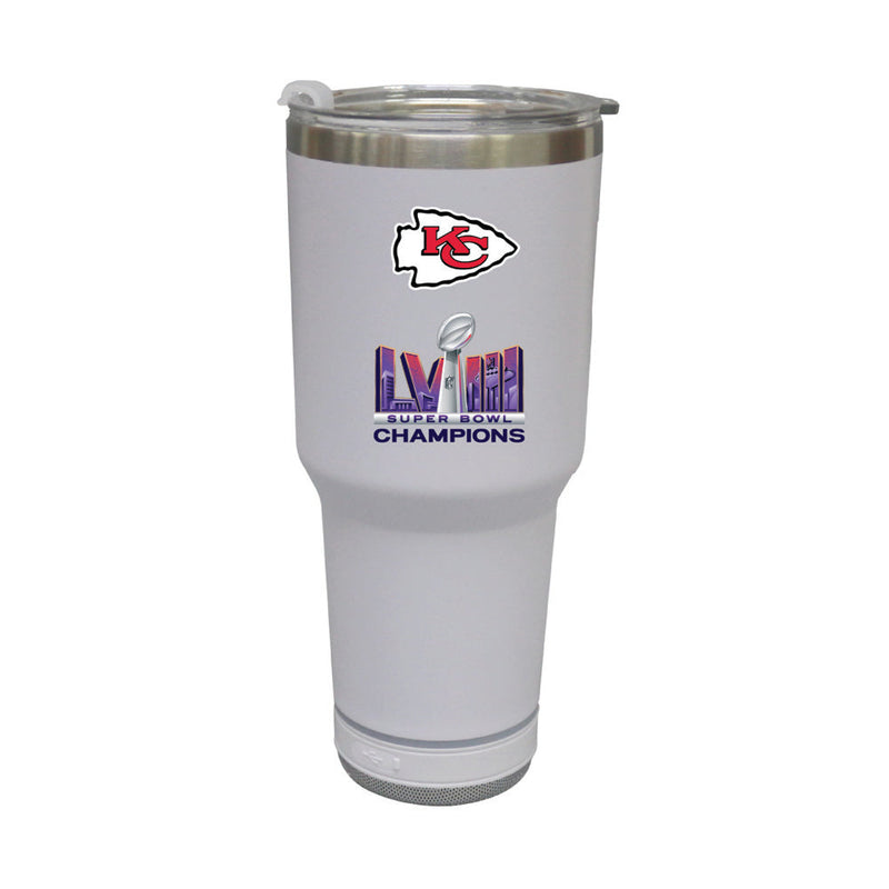 30oz Bluetooth Tumbler | Kansas City Chiefs 2024 Champs