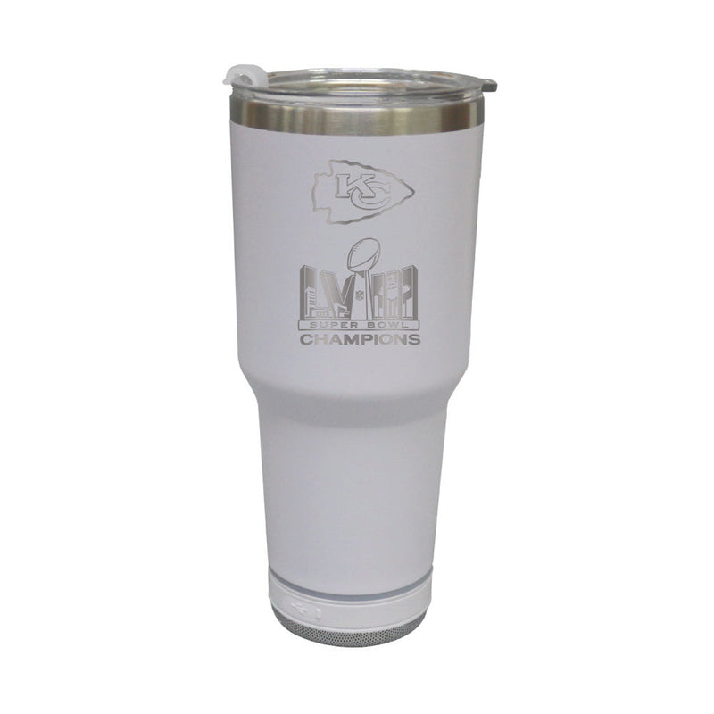 30oz Bluetooth Tumbler | Kansas City Chiefs 2024 Champs