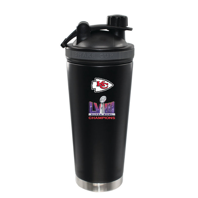 24oz Beverage Shaker Bottle | Kansas City Chiefs 2024 Champs