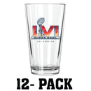 [12 Pack] 17oz Mixing Glass | 2021 Super Bowl LVI