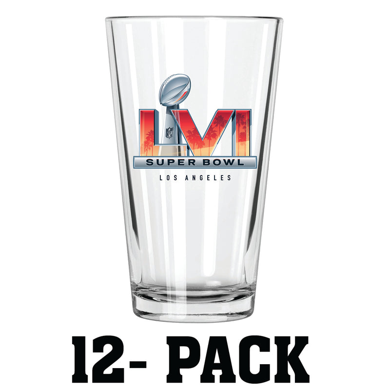 [12 Pack] 17oz Mixing Glass | 2021 Super Bowl LVI