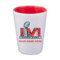 2 oz. Personalized Sublimated Inner Color Shot | 2021 Super Bowl LVI