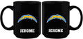 15oz Black Personalized Ceramic Mug  | Los Angeles Chargers CurrentProduct, Drinkware_category_All, Engraved, LAC, Los Angeles Chargers, NFL, Personalized_Personalized 194207504147 $21.86
