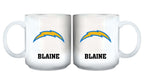 11oz White Personalized Ceramic Mug | Los Angeles Chargers CurrentProduct, Custom Drinkware, Drinkware_category_All, Gift Ideas, LAC, Los Angeles Chargers, NFL, Personalization, Personalized_Personalized 194207442593 $20.11