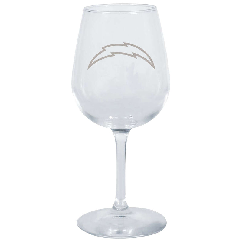 12.75oz Stemmed Wine Glass | Los Angeles Chargers CurrentProduct, Drinkware_category_All, LAC, Los Angeles Chargers, NFL 194207629826 $13.99