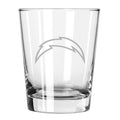 15oz Double Old Fashion Etched Glass | Los Angeles Chargers CurrentProduct, Drinkware_category_All, LAC, Los Angeles Chargers, NFL 194207263037 $13.49