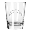 15oz Double Old Fashion Etched Glass | Los Angeles Chargers CurrentProduct, Drinkware_category_All, LAC, Los Angeles Chargers, NFL 194207263037 $13.49