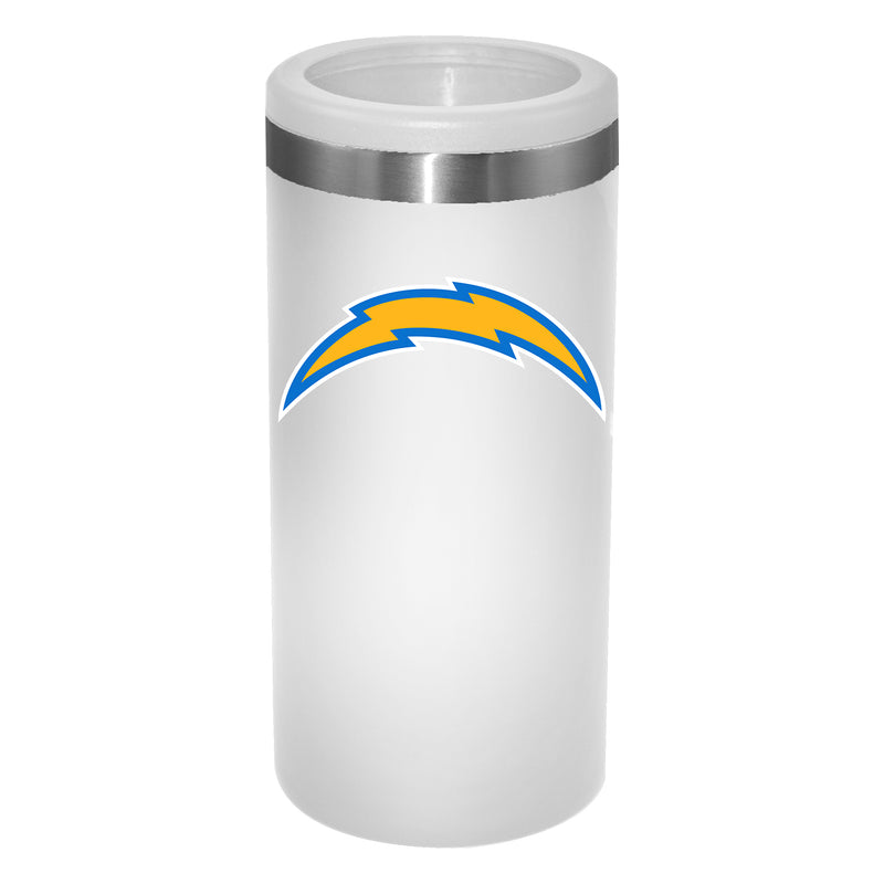 12oz White Slim Can Holder | Los Angeles Chargers