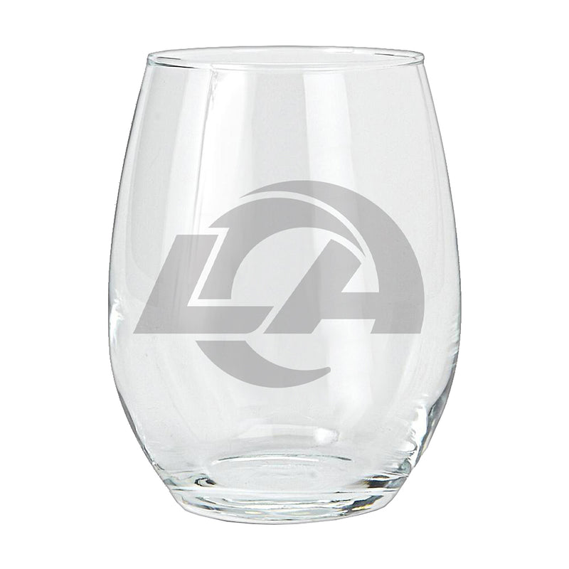 15oz Etched Stemless Tumbler | Los Angeles Rams CurrentProduct, Drinkware_category_All, LAR, Los Angeles Rams, NFL 194207265970 $12.49