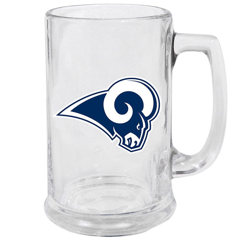 15oz Decal Glass Stein | Los Angeles Rams LAR, Los Angeles Rams, NFL, OldProduct 888966794528 $13