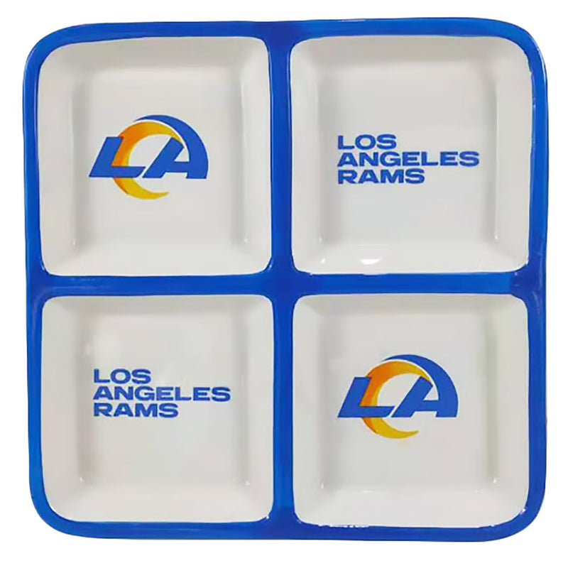 4 Section Square Tray | Los Angeles Rams