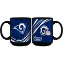 15oz Dynamic Style Black Mug | Los Angeles Rams CurrentProduct, Drinkware_category_All, LAR, Los Angeles Rams, NFL 888966972575 $15.49
