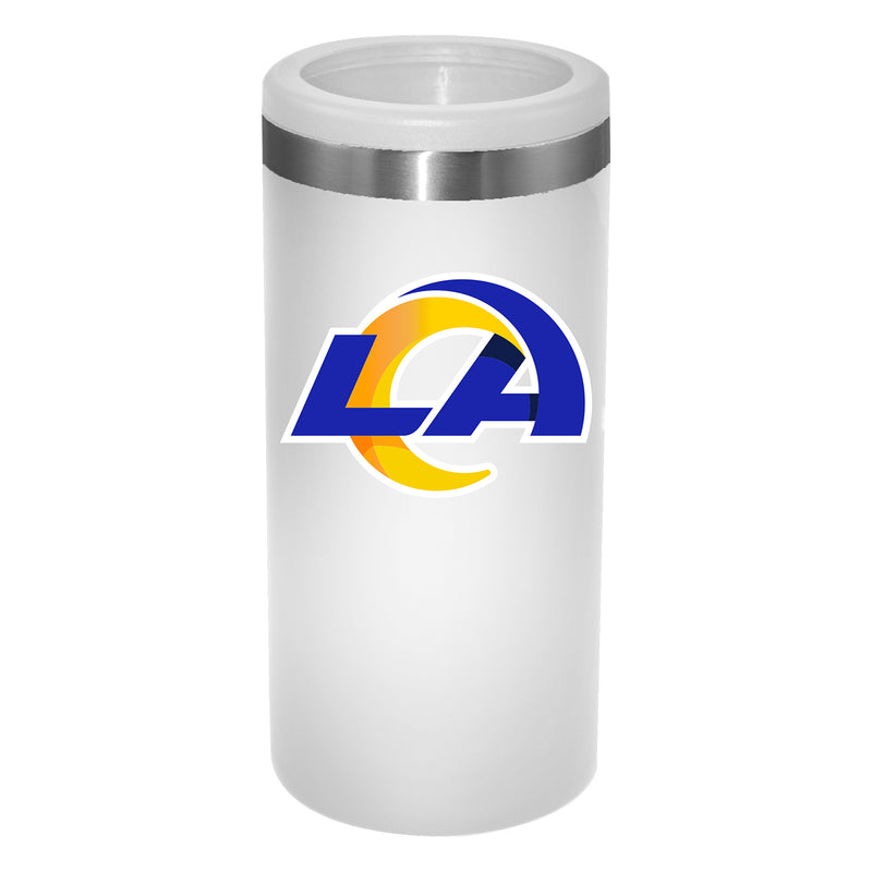 12oz White Slim Can Holder | Los Angeles Rams