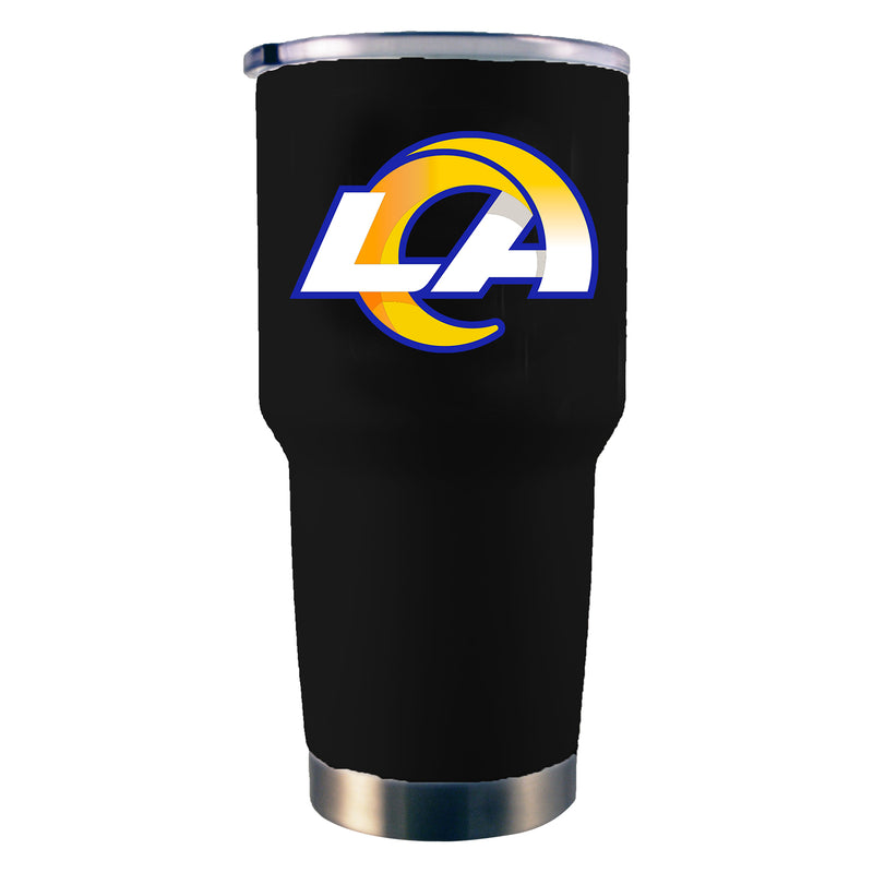 30oz Black Stainless Steel Tumbler | Los Angeles Rams