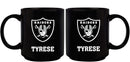 11oz Black Personalized Ceramic Mug - Las Vegas Raiders CurrentProduct, Custom Drinkware, Drinkware_category_All, Gift Ideas, Las Vegas Raiders, LVR, NFL, Personalization, Personalized_Personalized 194207372715 $20.11