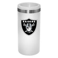 12oz White Slim Can Holder | Las Vegas Raiders