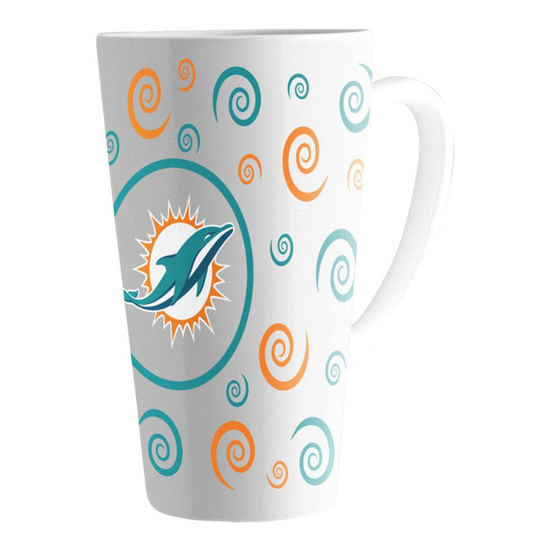 16oz Latte Mug Swirl | Miami Dolphins
MIA, Miami Dolphins, NFL, OldProduct
The Memory Company