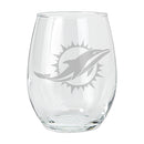 15oz Etched Stemless Tumbler | Miami Dolphins CurrentProduct, Drinkware_category_All, MIA, Miami Dolphins, NFL 194207265987 $12.49