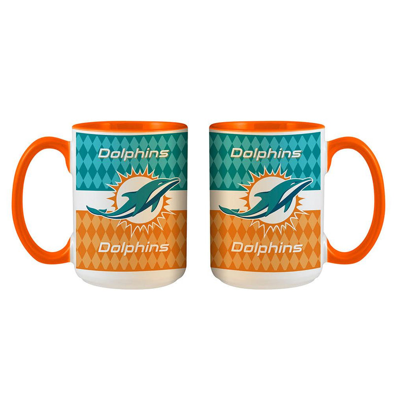 15oz White Inner Stripe Mug | Miami Dolphins
MIA, Miami Dolphins, NFL, OldProduct
The Memory Company