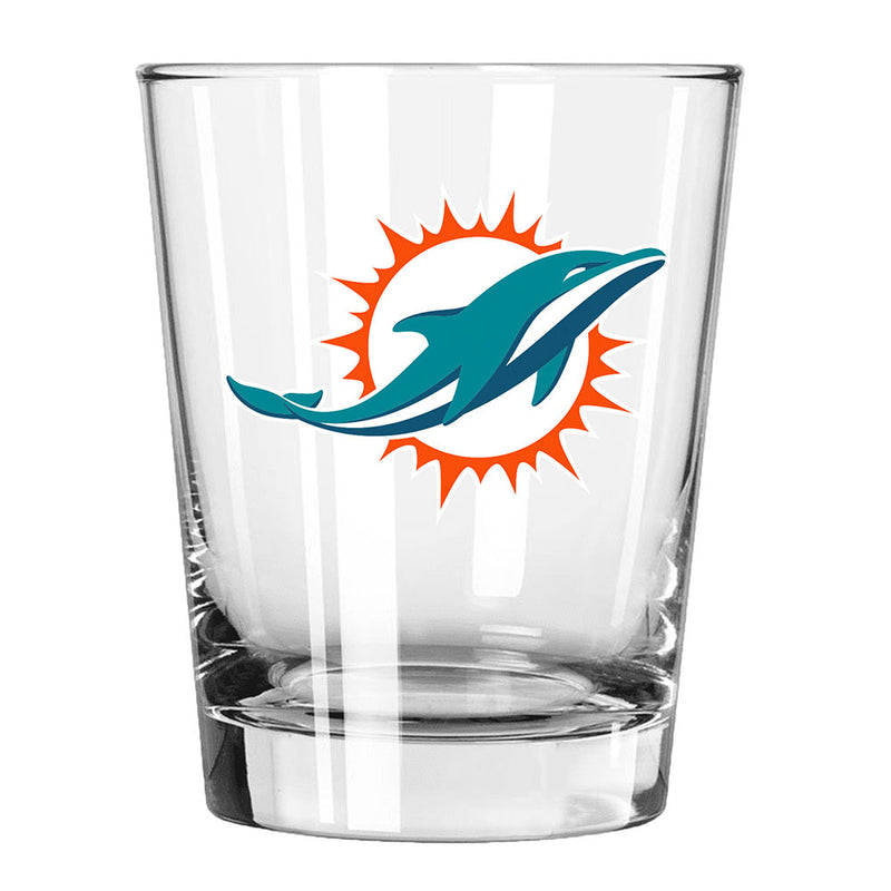15oz Glass Tumbler | Miami Dolphins CurrentProduct, Drinkware_category_All, MIA, Miami Dolphins, NFL 888966937628 $11