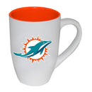 20oz 2 Tone Wht Matte Mug  DOLPHINS
MIA, Miami Dolphins, NFL, OldProduct
The Memory Company