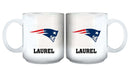 11oz White Personalized Ceramic Mug | New England Patriots CurrentProduct, Custom Drinkware, Drinkware_category_All, Gift Ideas, NEP, New England Patriots, NFL, Personalization, Personalized_Personalized 194207442555 $20.11