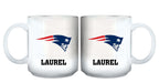 11oz White Personalized Ceramic Mug | New England Patriots CurrentProduct, Custom Drinkware, Drinkware_category_All, Gift Ideas, NEP, New England Patriots, NFL, Personalization, Personalized_Personalized 194207442555 $20.11