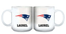 11oz White Personalized Ceramic Mug | New England Patriots CurrentProduct, Custom Drinkware, Drinkware_category_All, Gift Ideas, NEP, New England Patriots, NFL, Personalization, Personalized_Personalized 194207442555 $20.11