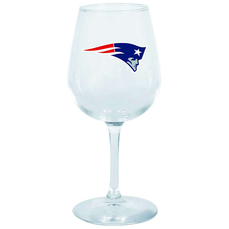 12.75oz Logo Girl Wine Glass | New England Patriots Holiday_category_All, NEP, New England Patriots, NFL, OldProduct 888966057401 $12.5