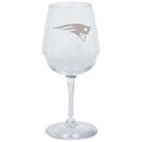 12.75oz Stemmed Wine Glass | New England Patriots CurrentProduct, Drinkware_category_All, NEP, New England Patriots, NFL 194207629864 $13.99