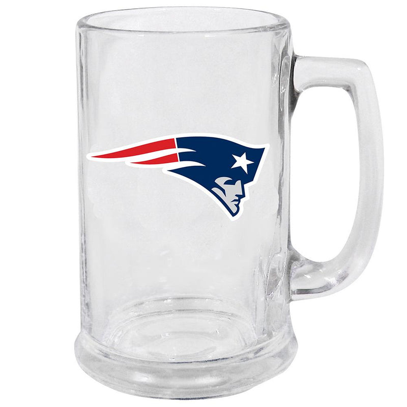 15oz Decal Glass Stein | New England Patriots NEP, New England Patriots, NFL, OldProduct 888966795228 $13