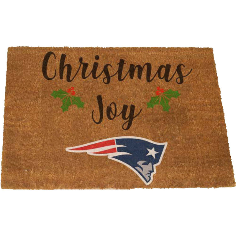 Holiday Colored logo Door Mat | New England Patriots