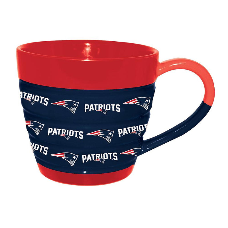 14oz Banded Mug | New England Patriots NEP, New England Patriots, NFL, OldProduct 888966724495 $16
