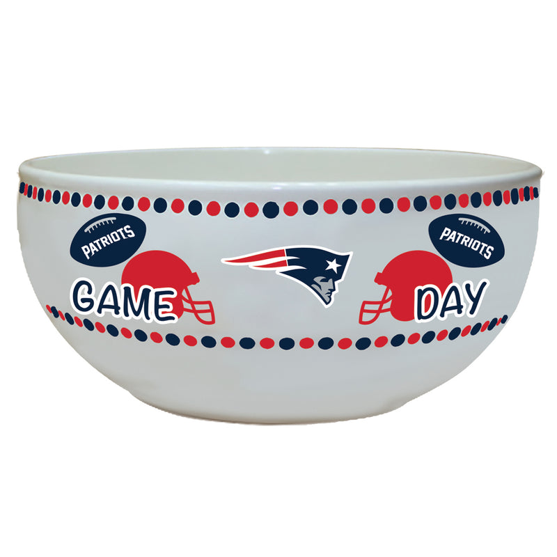 Large Game Day Ceramic Bowl | New England Patriots