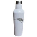 17oz White Etched Infinity Bottle | New England Patriots