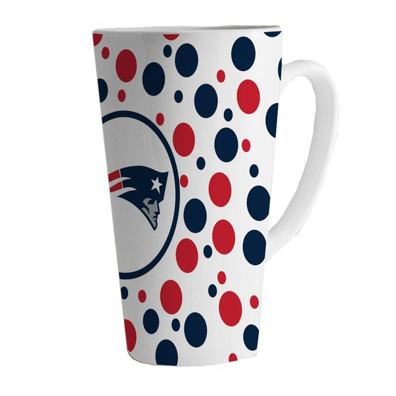 16oz White Polka Dot Latte | New England Patriots
NEP, New England Patriots, NFL, OldProduct
The Memory Company