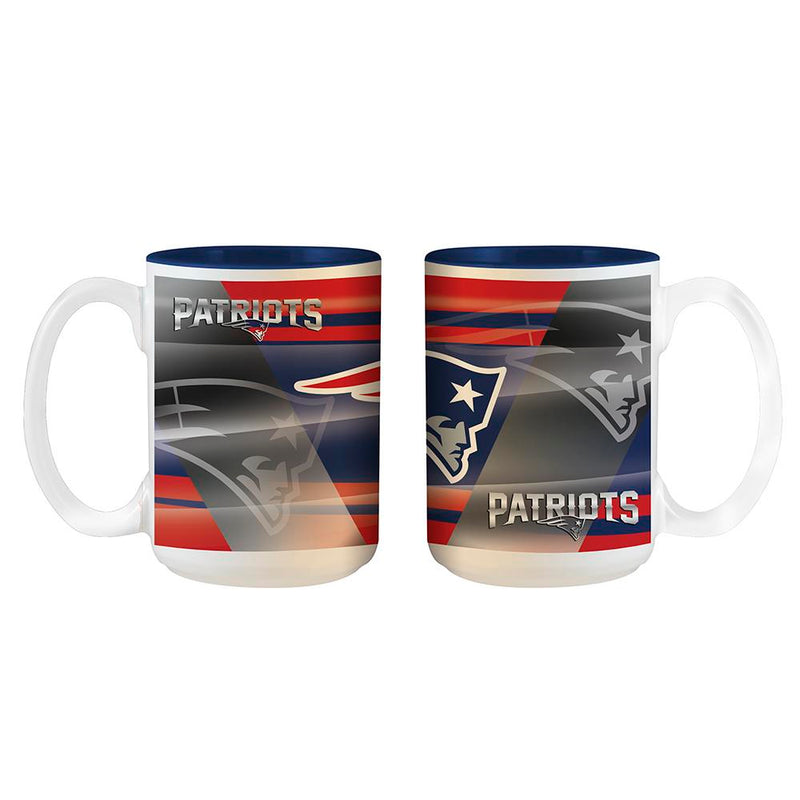 15oz Inner Color Shadow Mug | New England Patriots NEP, New England Patriots, NFL, OldProduct 888966092570 $8