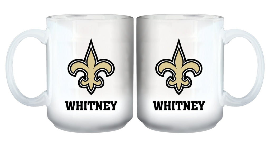 15oz White Personalized Ceramic Mug | New Orleans Saints
CurrentProduct, Custom Drinkware, Drinkware_category_All, Gift Ideas, New Orleans Saints, NFL, NOS, Personalization, Personalized_Personalized
The Memory Company