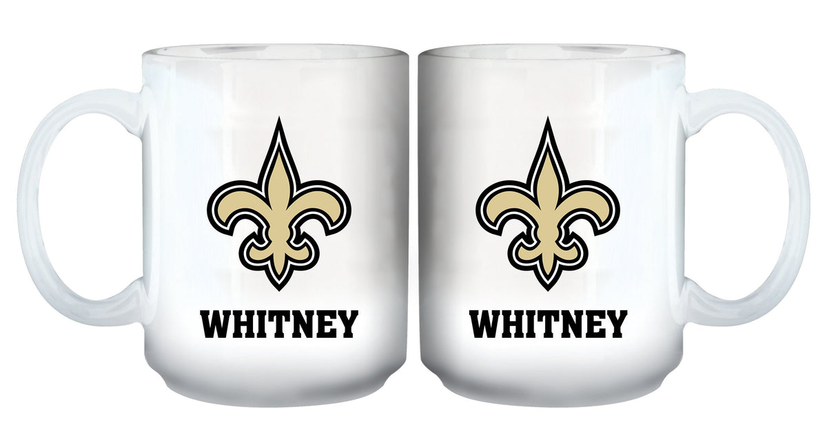 15oz White Personalized Ceramic Mug | New Orleans Saints
CurrentProduct, Custom Drinkware, Drinkware_category_All, Gift Ideas, New Orleans Saints, NFL, NOS, Personalization, Personalized_Personalized
The Memory Company