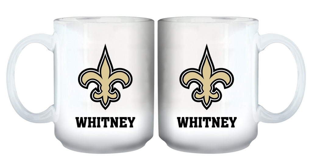 15oz White Personalized Ceramic Mug | New Orleans Saints
CurrentProduct, Custom Drinkware, Drinkware_category_All, Gift Ideas, New Orleans Saints, NFL, NOS, Personalization, Personalized_Personalized
The Memory Company