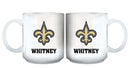 11oz White Personalized Ceramic Mug | New Orleans Saints CurrentProduct, Custom Drinkware, Drinkware_category_All, Gift Ideas, New Orleans Saints, NFL, NOS, Personalization, Personalized_Personalized 194207442548 $20.11