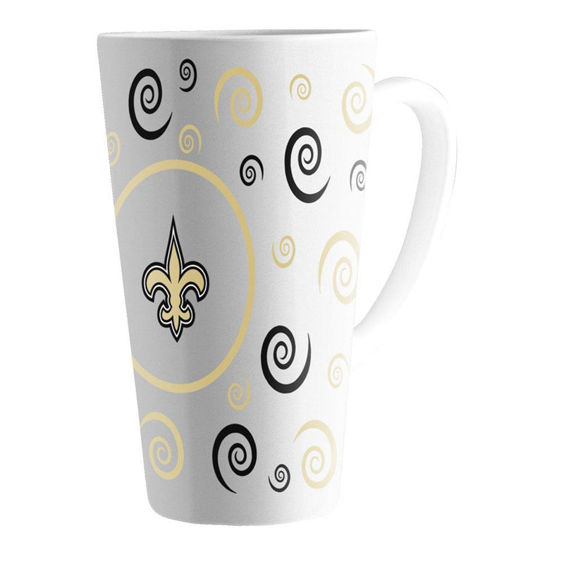 16oz Latte Mug Swirl | New Orleans Saints
New Orleans Saints, NFL, NOS, OldProduct
The Memory Company