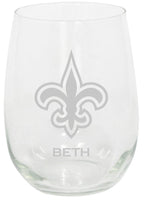 15oz Personalized Stemless Glass Tumbler | New Orleans Saints
CurrentProduct, Custom Drinkware, Drinkware_category_All, Gift Ideas, New Orleans Saints, NFL, NOS, Personalization, Personalized_Personalized
The Memory Company