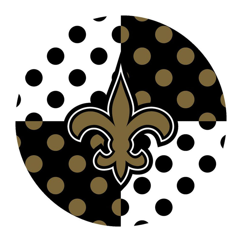 Single Two Tone Polka Dot Coaster | New Orleans Saints
New Orleans Saints, NFL, NOS, OldProduct
The Memory Company