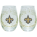 2 Pack Glitter Stemless Wine Tumbler | SAINTS
New Orleans Saints, NFL, NOS, OldProduct
The Memory Company